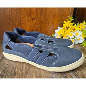 Earth Origins Women's Eisha Blue Slip On Comfort Shoes‎ US 11M Blueberry